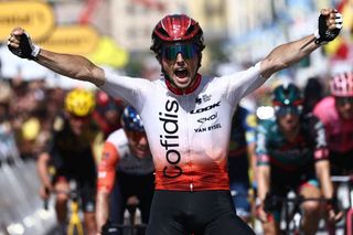 Victor Lafay won stage 2 of this year's Tour de France