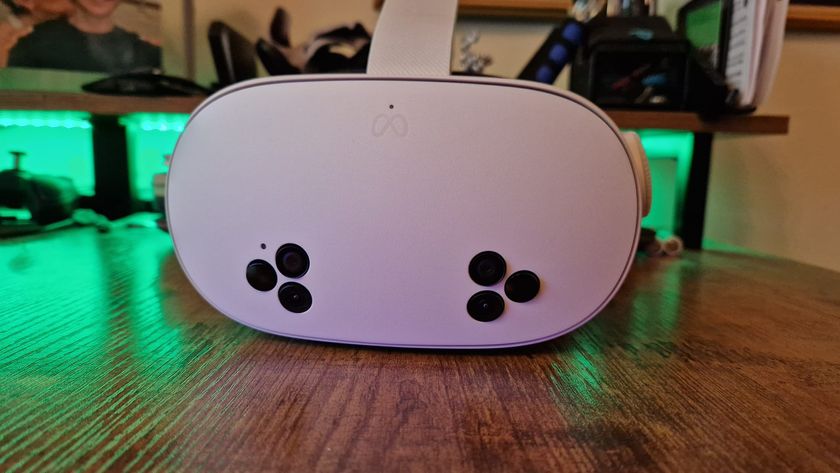 Meta Quest 3S review image of the headset from the front