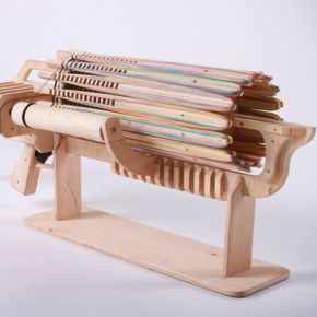 The rubber band machine gun