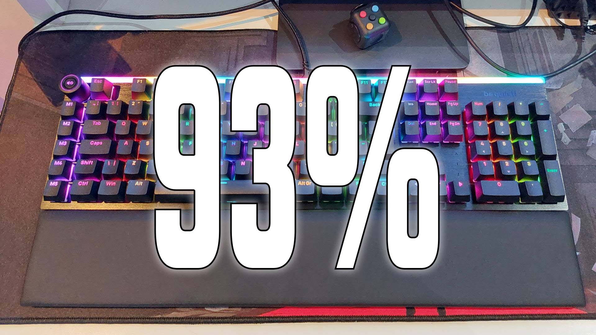 Be Quiet Light Mount keyboard with score