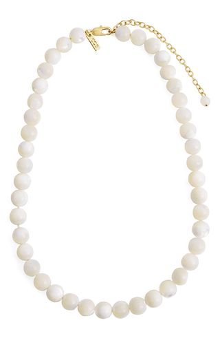 Mother-Of-Pearl Beaded Necklace