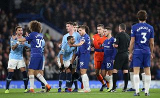 Chelsea players show frustration after losing 6-0 to Manchester City