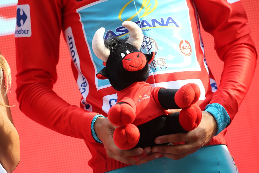 Part of the overall leader's daily prize in Spain.