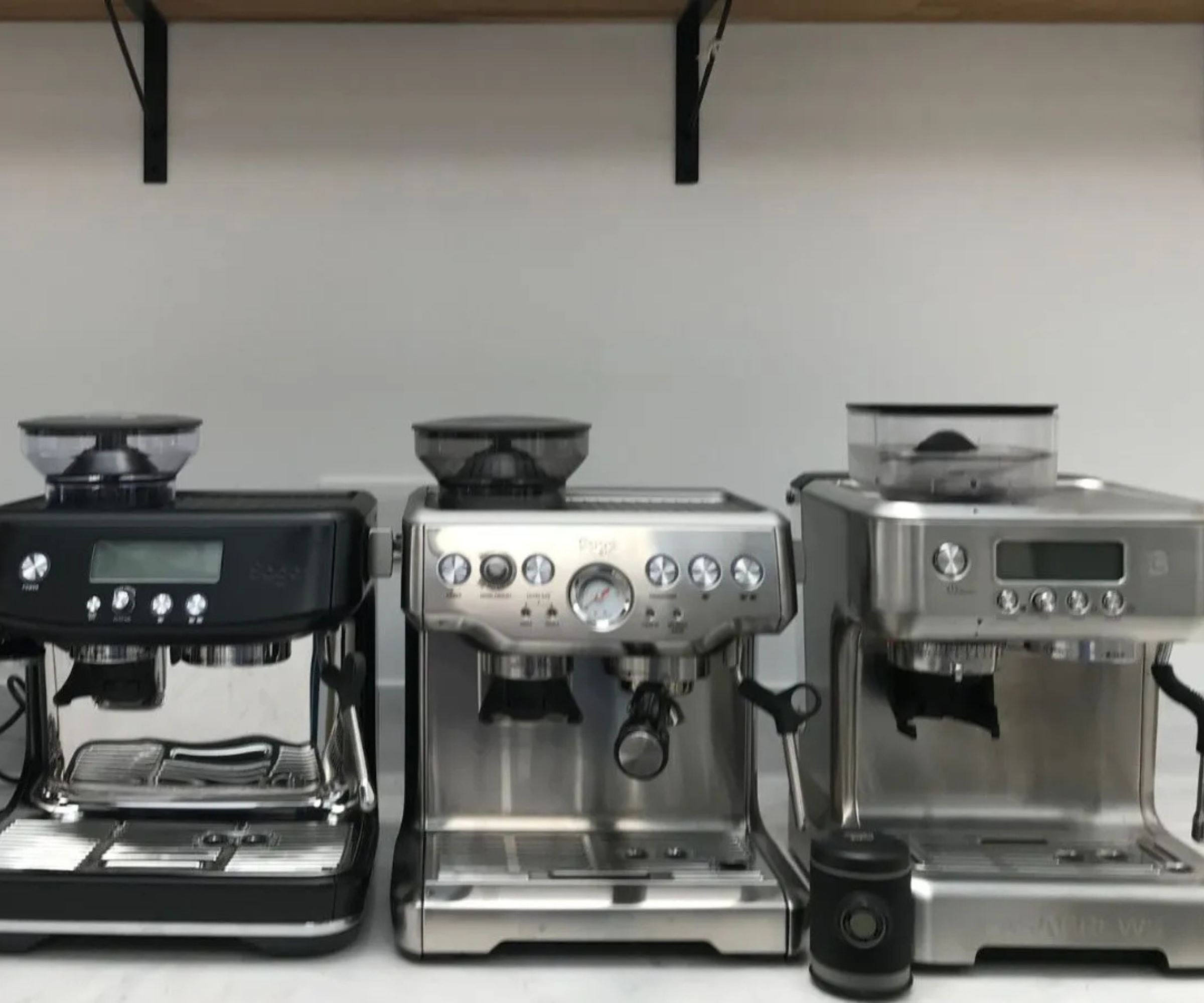 casabrews 5700 pro alongside Breville and Wacaco espresso machines