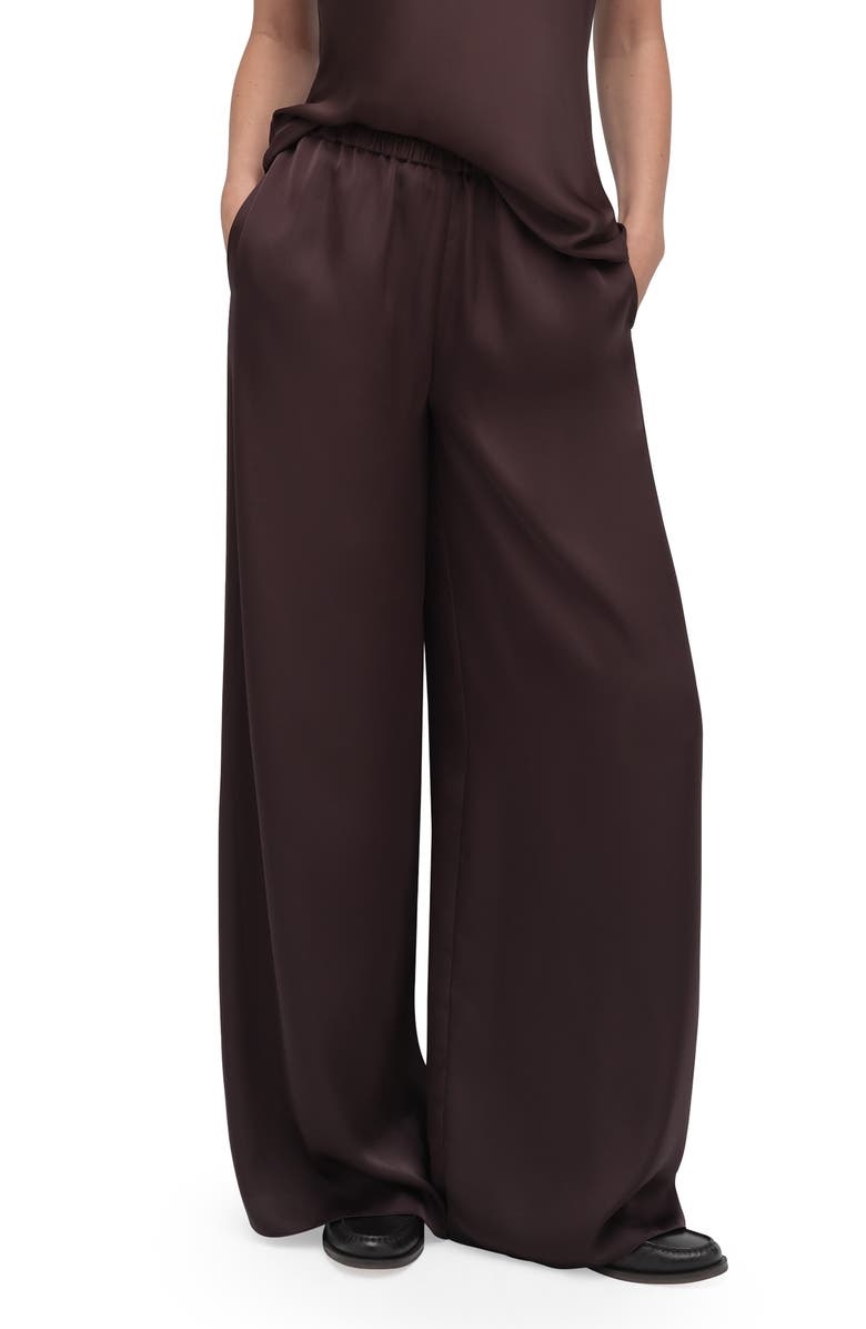 The Effortless Satin Wide Leg Pants