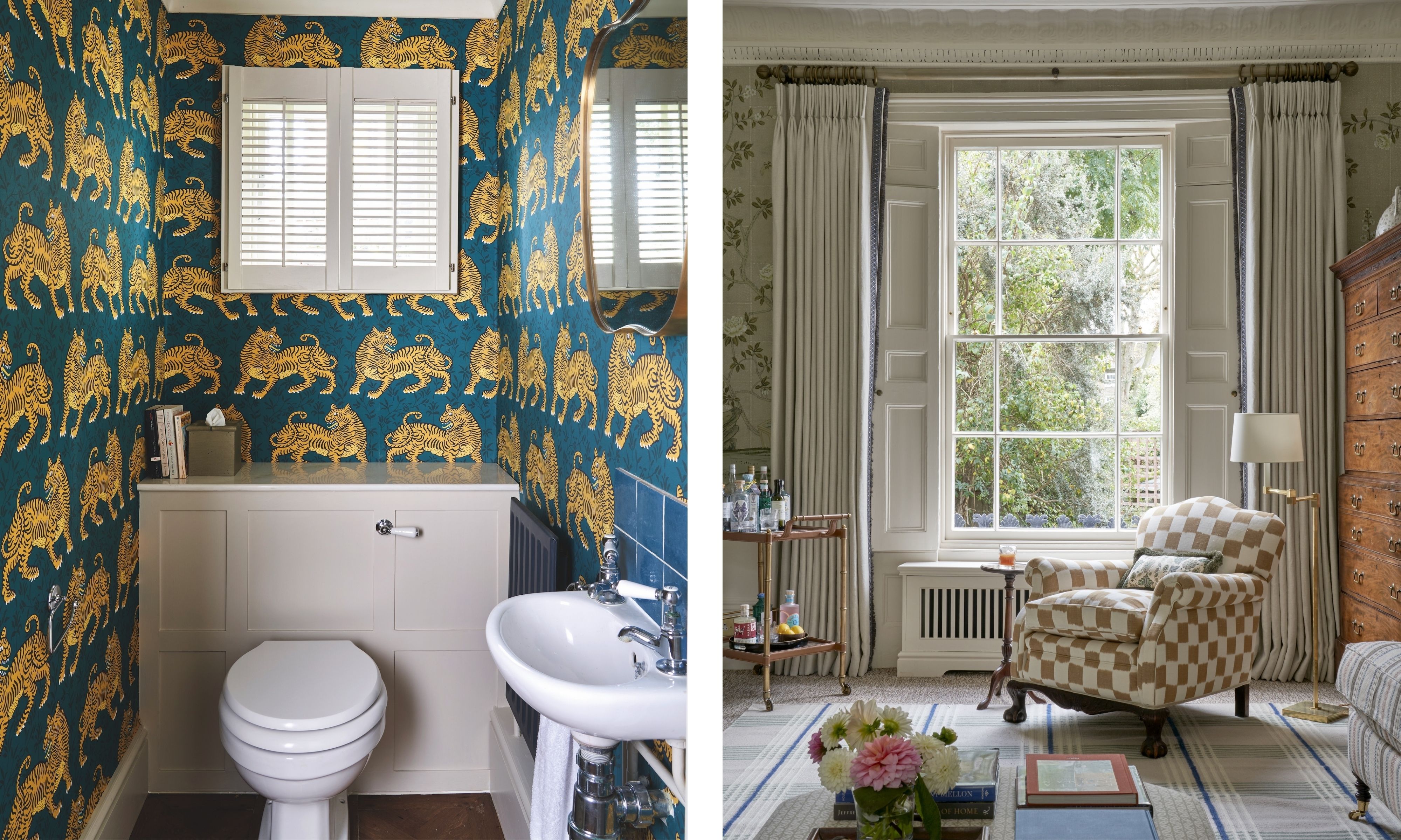 Bathroom and sitting room