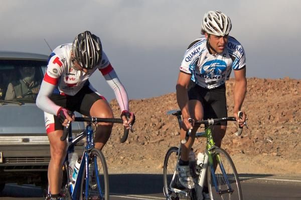Jose Medina (T-Banc Sketchers) and Francisco Fernandez (Futuro Sport)