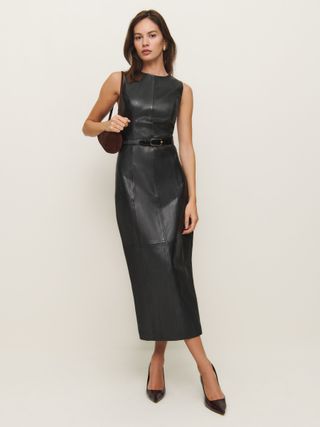 Veda Kendi Leather Dress