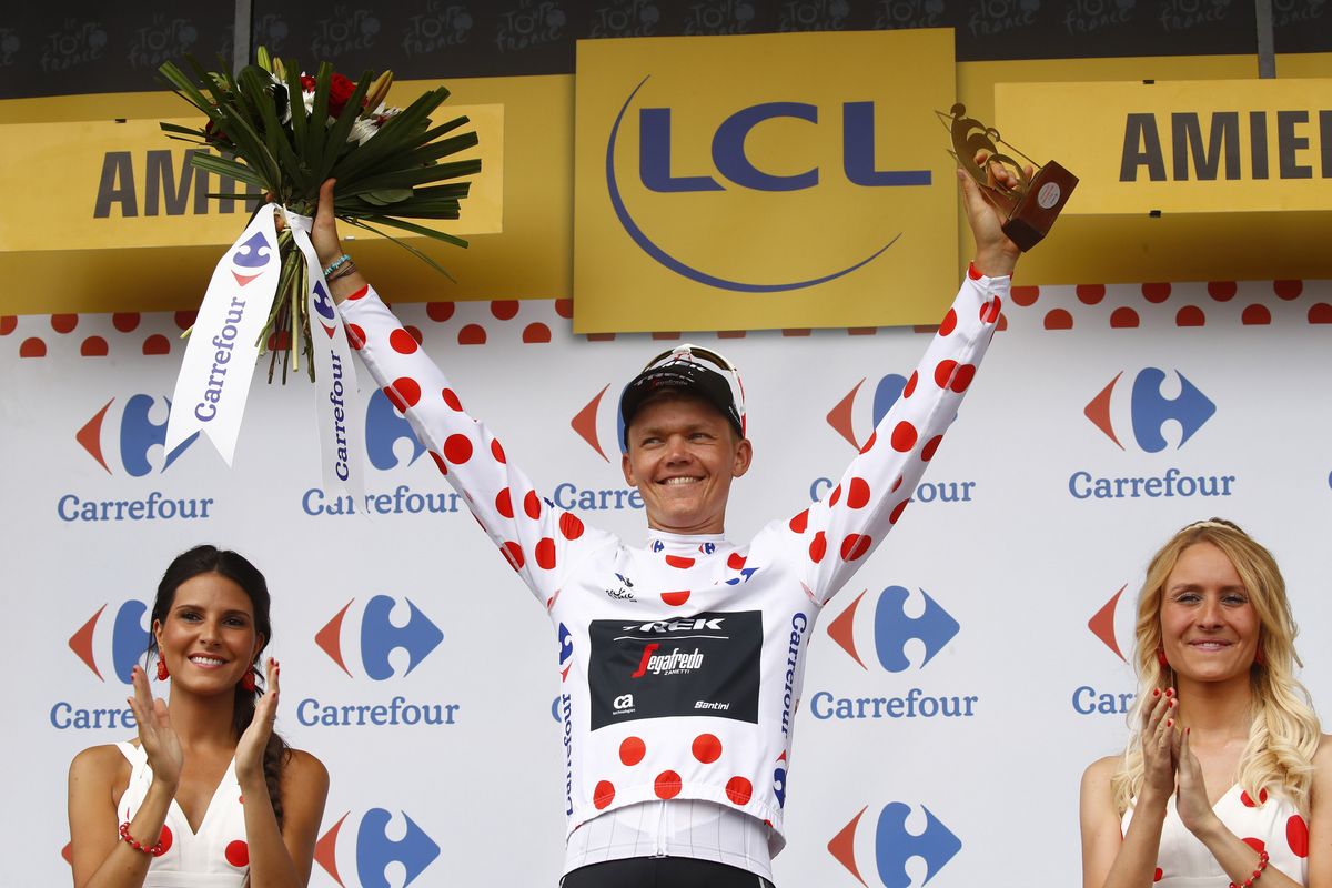 Toms Skujins (Trek-Segafredo) kept the mountains jersey