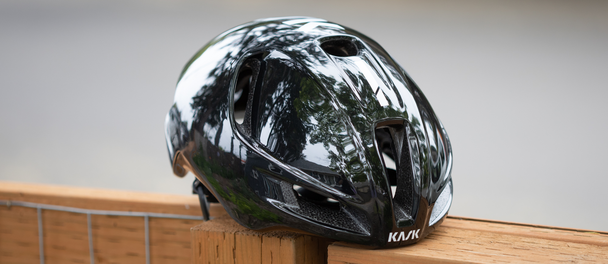 KASK Kask UTOPIA Aero Road Cycling Helmet WHITE/BLACK 