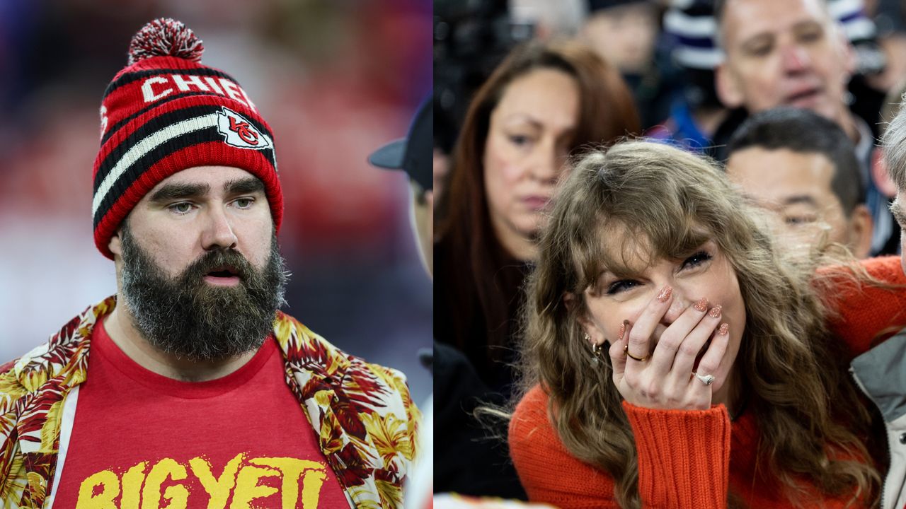 Jason Kelce couldn&#039;t stop complimenting his little brother&#039;s girlfriend, Taylor Swift.