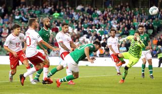 Robbie Brady's late goal secured victory for the Republic of Ireland over Gibraltar