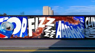 image of Pepsi branding on a billboard