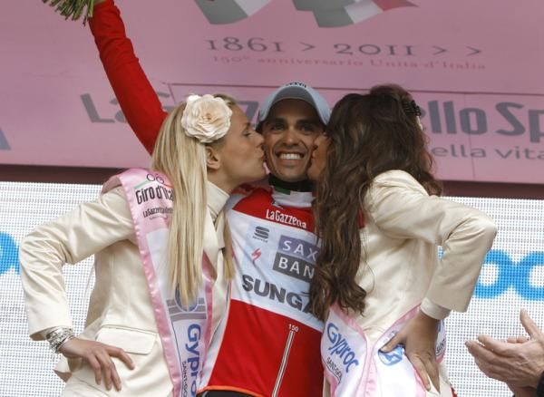 Alberto Contador (Saxo Bank) leads the points competition