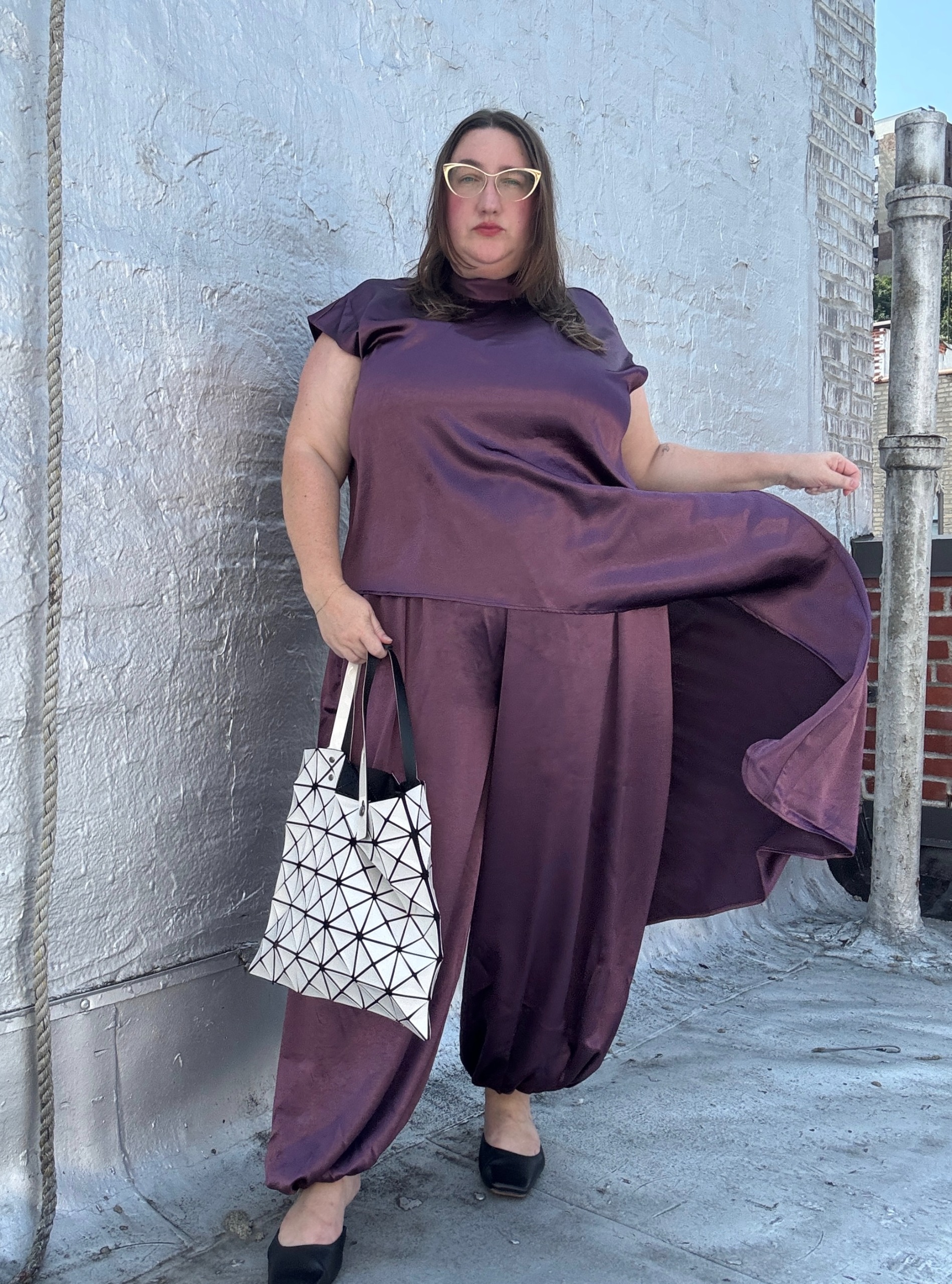 Sarah Chiwaya styles Fall 2026's purple trend for Style At Large