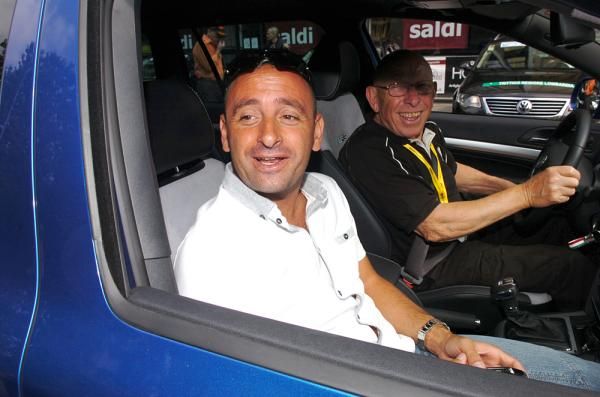 New Italian team director Paolo Bettini was at the race.