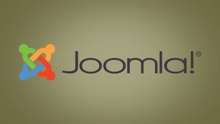 Joomla logo on khaki background