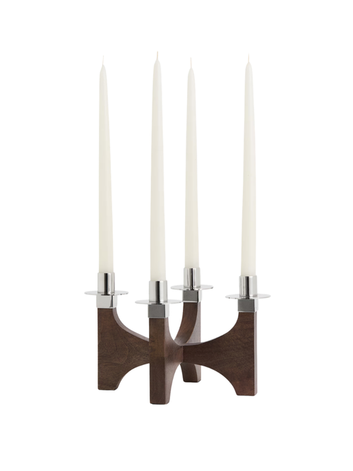 Wooden Candelabra