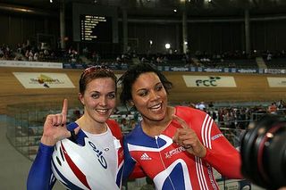 Victoria Pendleton and Shanaze Reade won the team sprint in Mallorca