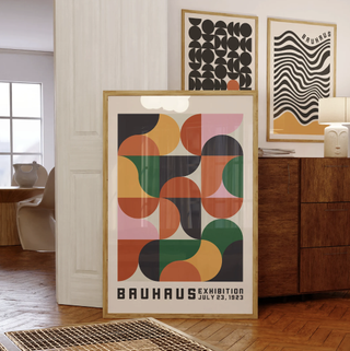 colourful bauhaus print