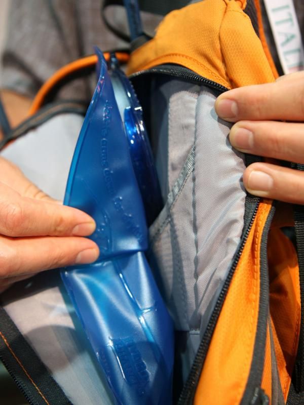 Updated Camelbak hydration packs include a new pocket to more securely anchor the Antidote reservoir.