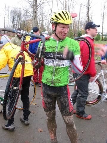 A muddy Rob Sabel (Team Hunter/DFL)
