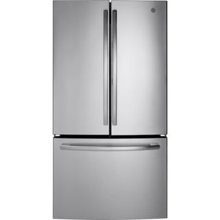 French door refrigerator American style fridge cut out