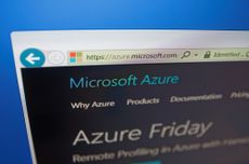A Microsoft Azure web page