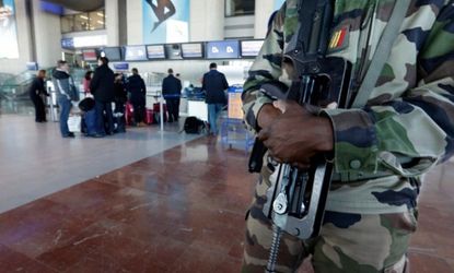 Nice Cote d'Azur airport in France: France has heightened security after al-Qaeda-linked Islamist rebels in Mali launched a counter-offensive on Jan. 14.