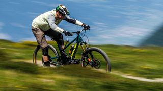 Steve Peat riding the Santa Cruz Hightower 4