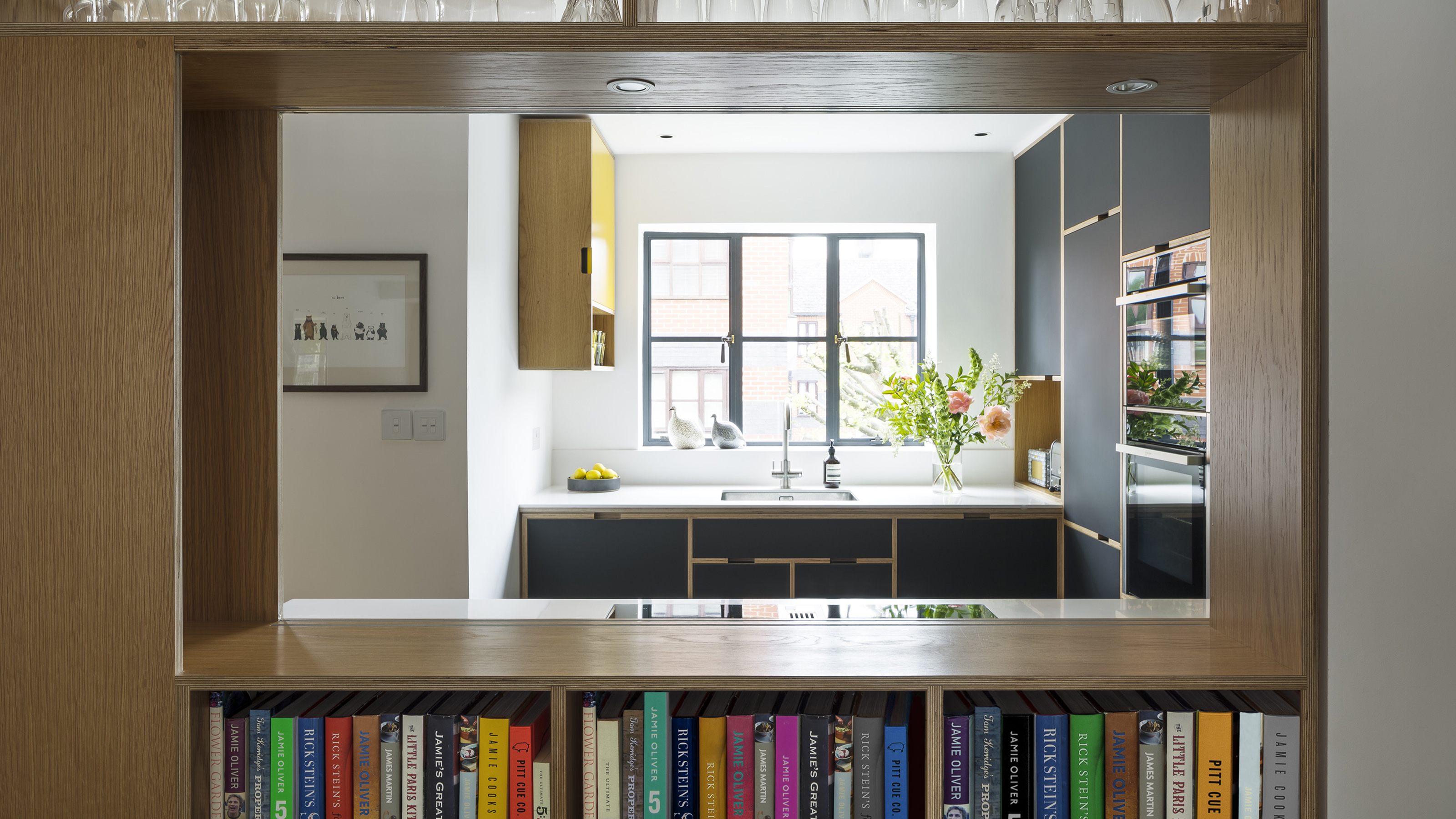 Kitchen hatches in mid century modern kitchens