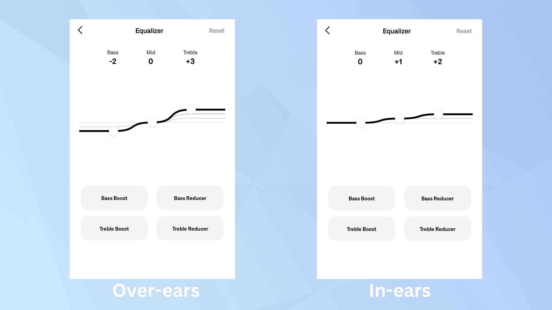 Bose App EQ settings