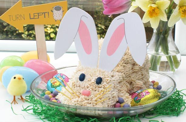 Easter bunny cake