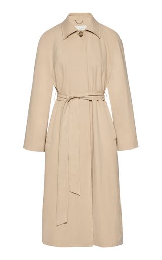 Cotton-Silk Trench Coat