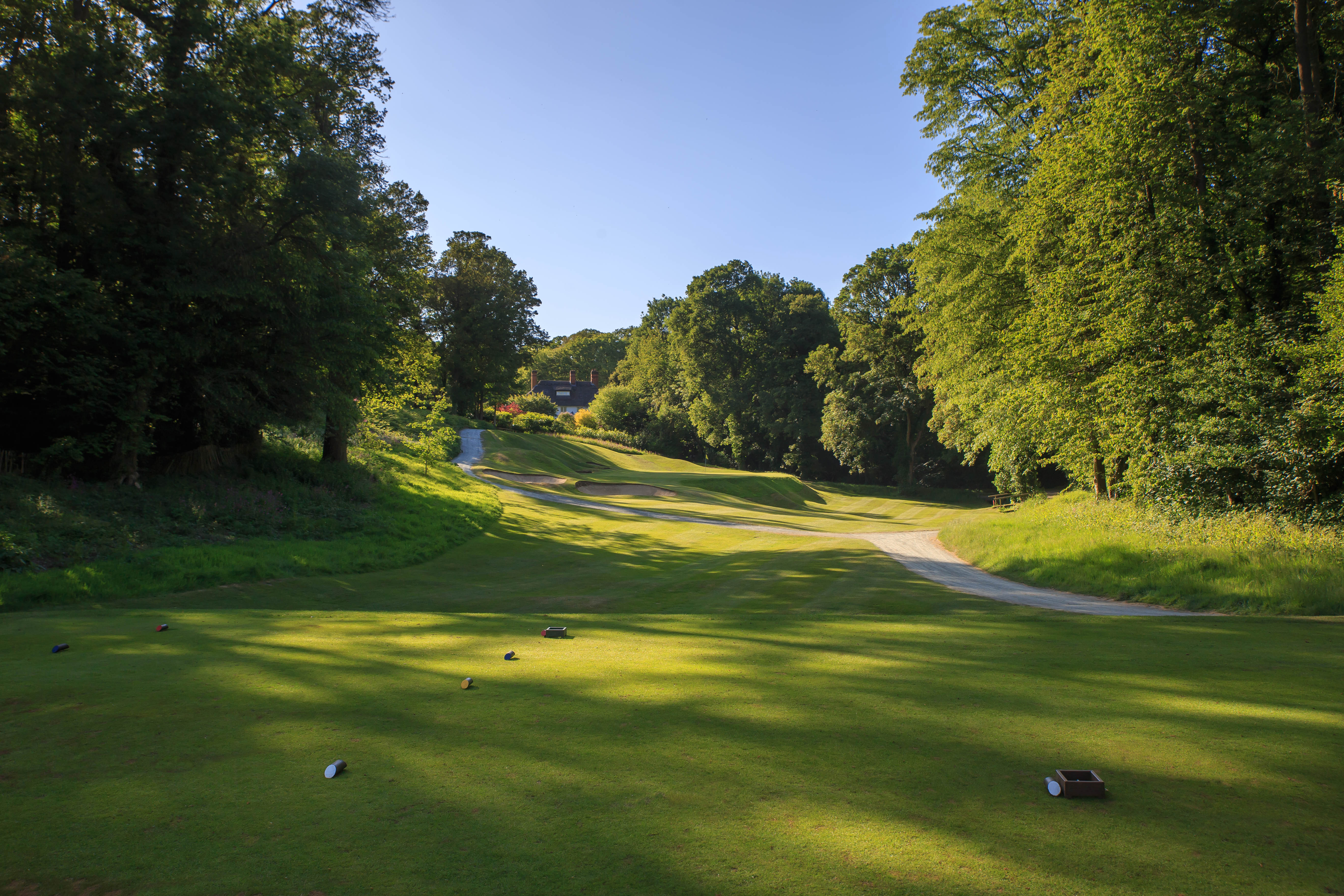 The 12th hole at Denham Golf Club