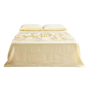 Limoncello 100% French Flax Linen Flat Sheet