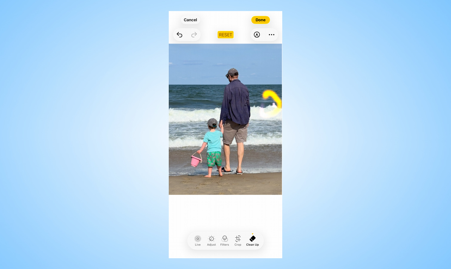 Screen shots of iOS 26 Photos App Editing Tools.