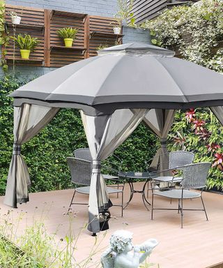 milanna steel party tent from wayfair