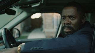 Muncie (Colman Domingo) behind the wheel in Netflix's "The Madness"