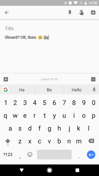 Google Gboard keyboard