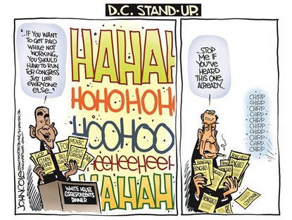Political cartoon Obama Benghazi