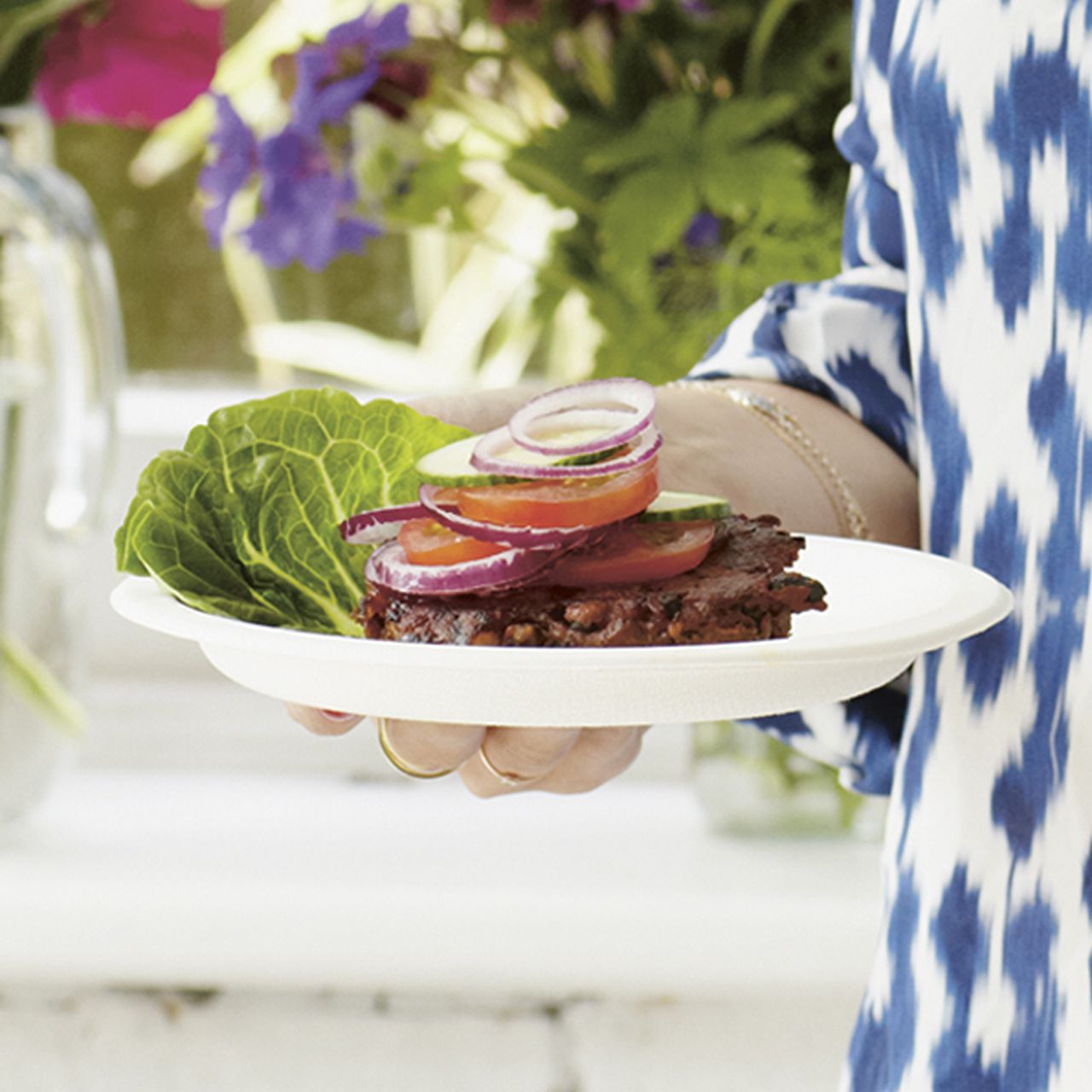 Deliciously Ella&#039;s Black bean burgers