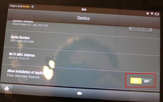 Enable Apps from Unknown Sources on the Amazon Kindle Fire
