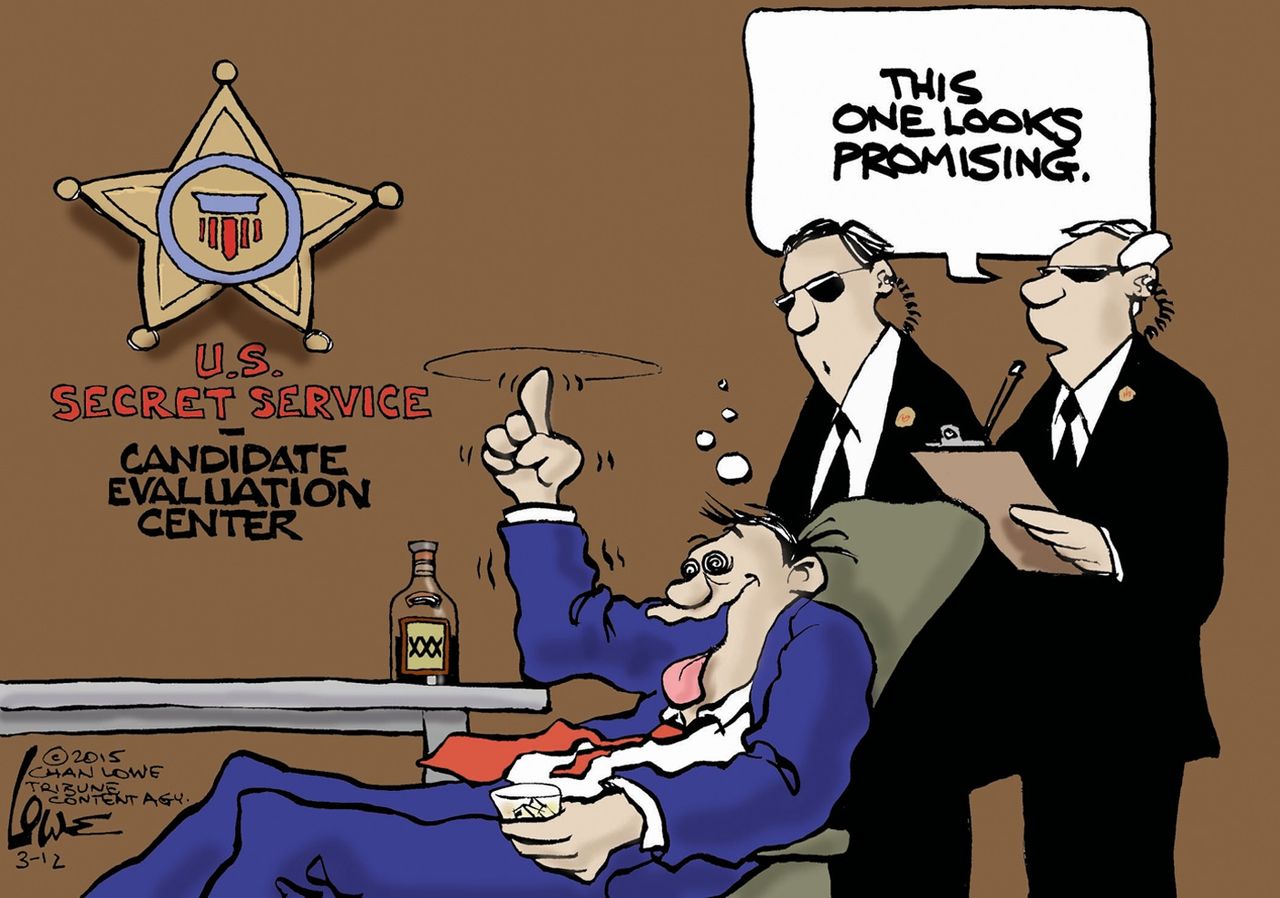 
Political cartoon U.S. Secret Service