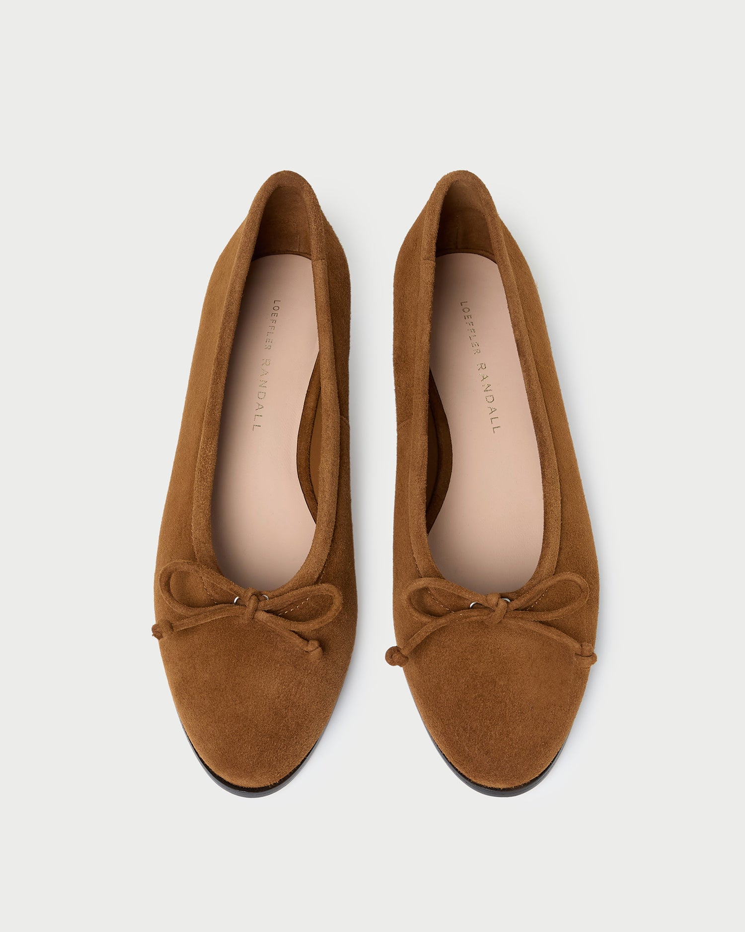 Loeffler Randall Noelle Cacao Suede Ballet Flat