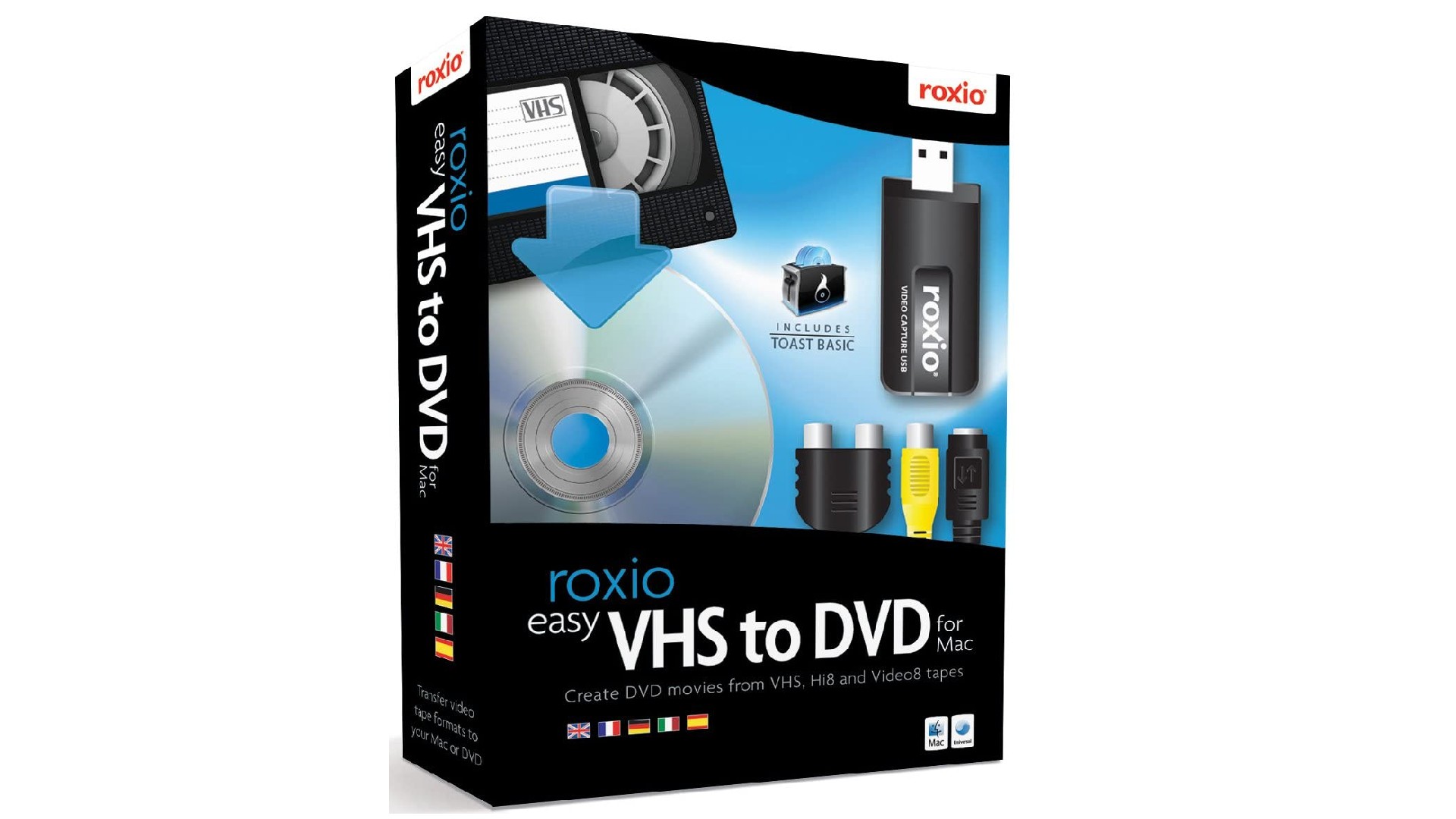 Roxio Easy VHS to DVD for Mac, one of the best VHS to DVD converters