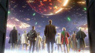 MTG Universes Beyond Doctor Who art