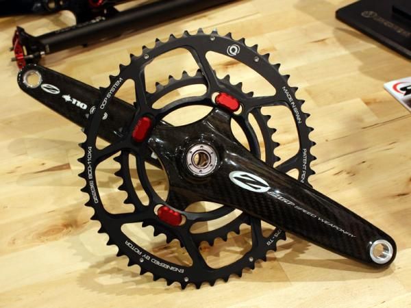 Rotor Q-Rings are now available for Zipp's ultralight VumaQuad crankset.