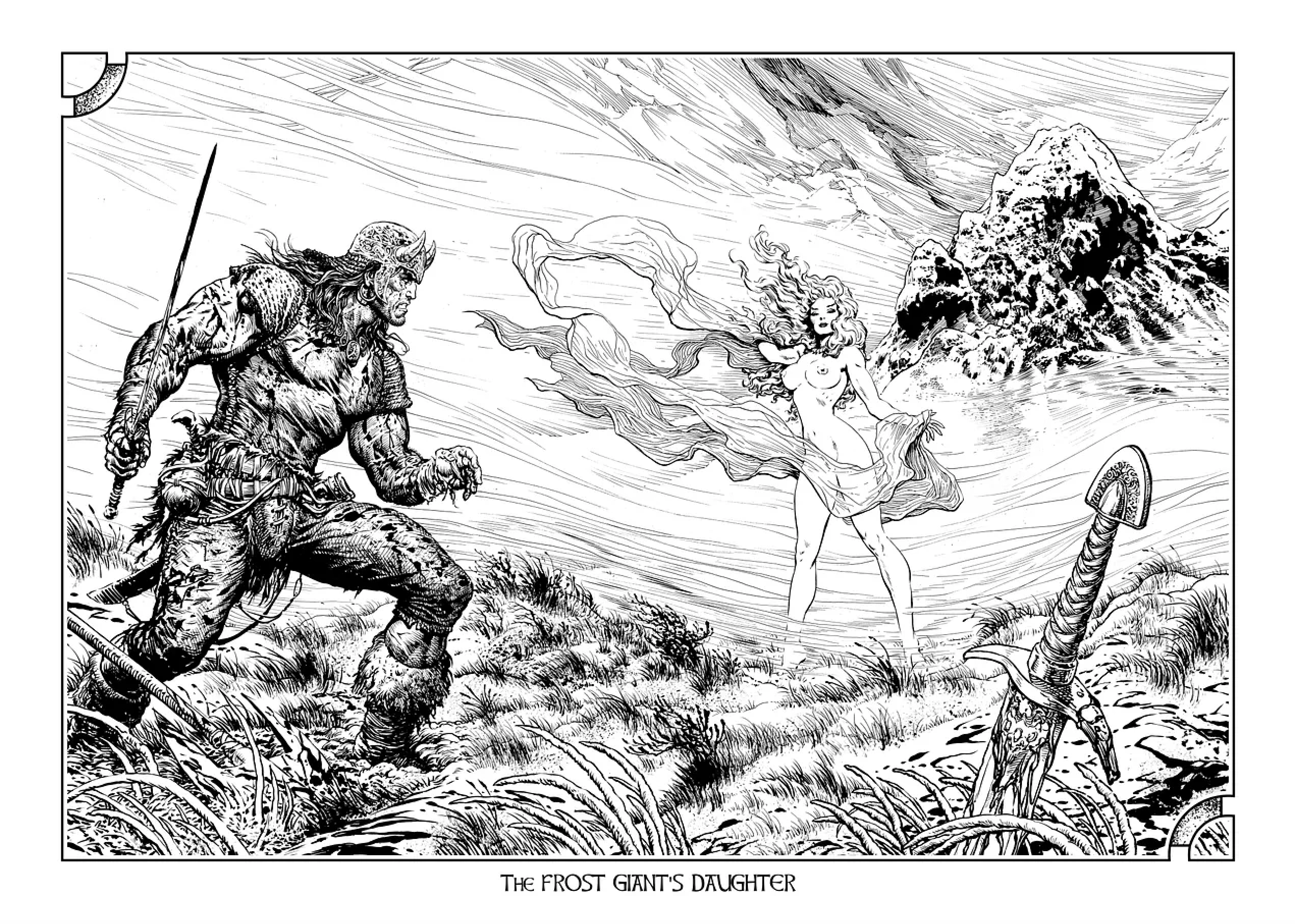 Illustrations of Conan the Barbarian