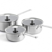 KitchenAid Stainless Steel Non-Stick Saucepan Set - View at Amazon